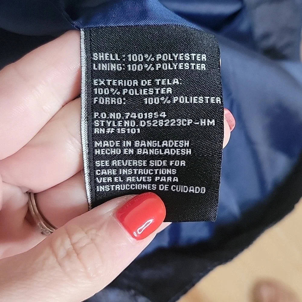 INTL Details blue parka new